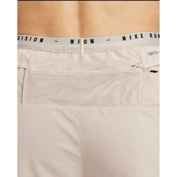 Nike Men XL Dry ADV Run Division 4" Brief-Lined Running Shorts Stone DV9291-292 - Picture 6 of 12